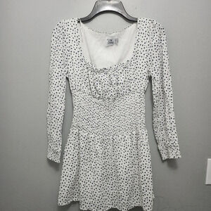 Princess polly women's Ramos mini dress size 8 white and navy blue long …